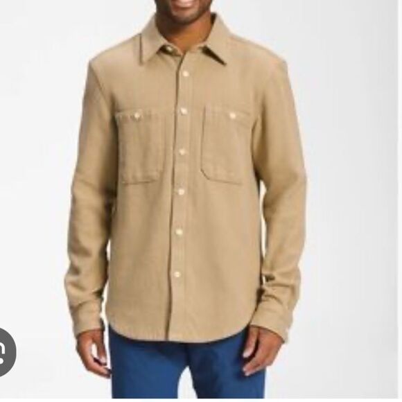 The North Face Valley Twill Flannel Button Down Shirt - Picture 1 of 7